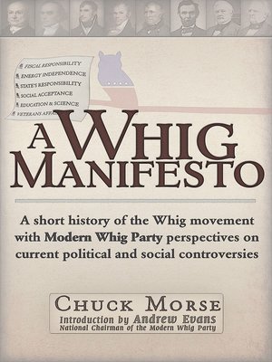 cover image of A Whig Manifesto